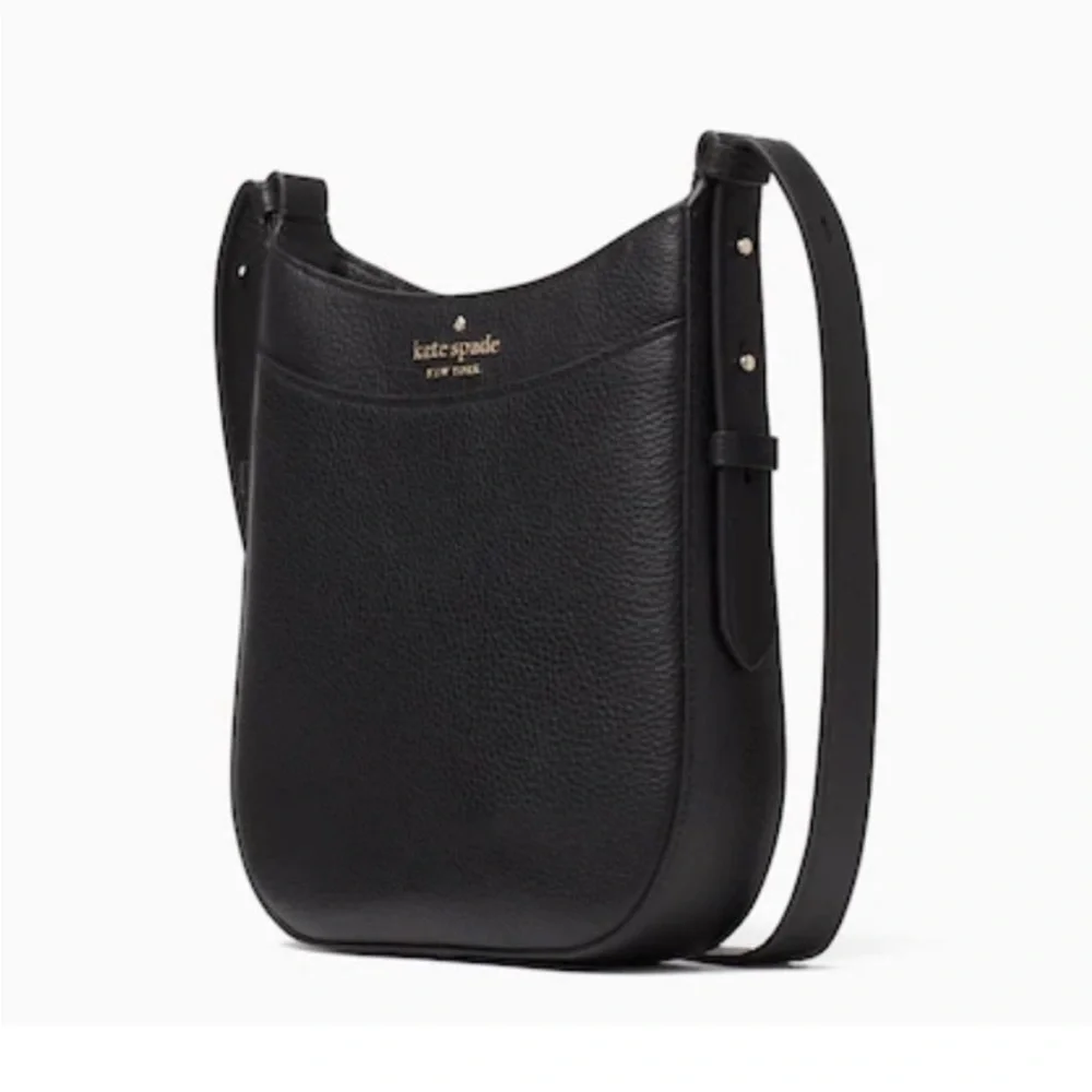Kate spade NEW YORK North South Leila Crossbody crossbody bag black leather - Picture 2 of 10